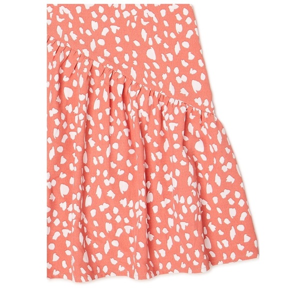 Wonder Nation Girls Asymmetrical Dress, Size L 10/12 - Picture 2 of 10